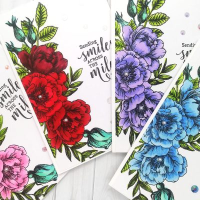 KHC Lookbook: More Copic Coloring with SSS Beautiful Flowers