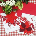 3D Poinsettia Flowers Saved my Christmas Cards