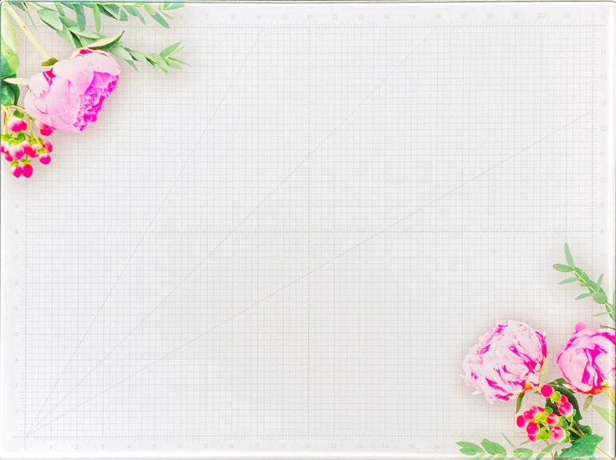 Glassboard Studio Floral Craft Mat