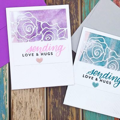 Friendship Cards using the Little B Rose Die