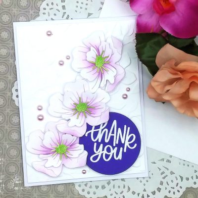 Using 3D Products from Simon Says Stamp Magnolia Die and Embossing Folder