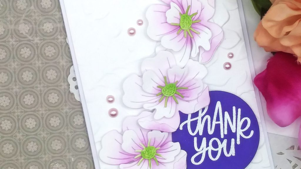 Using 3D Products from Simon Says Stamp's Magnolias and Embossing Folder
