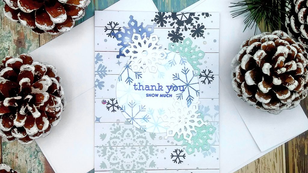 Snowflake Cards with Echo Park's Winter Collection