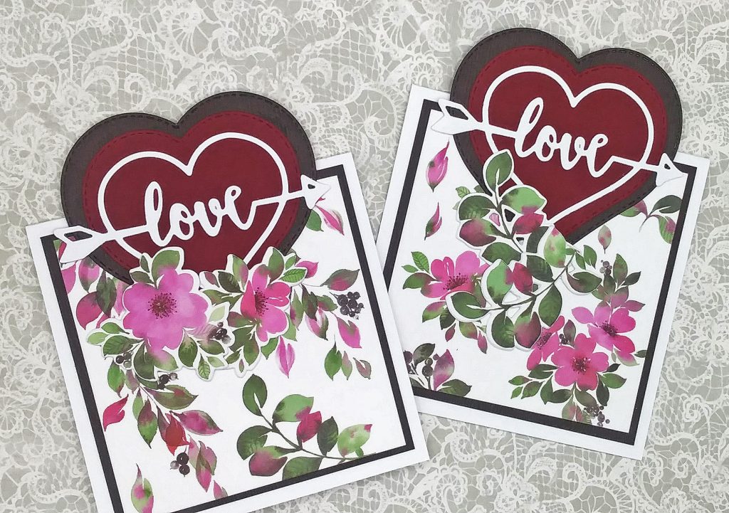 Making More of Gina K.'s "Tent Topper" Cards for Valentine's Day