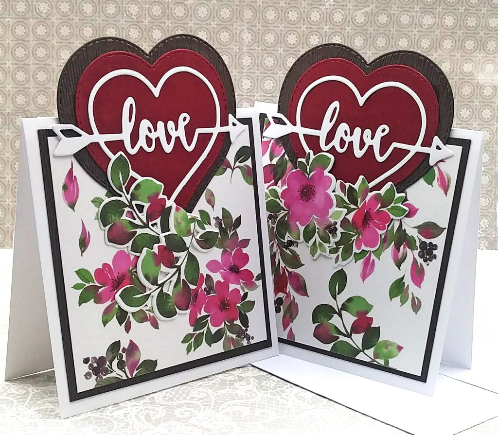 Making More of Gina K.'s "Tent Topper" Cards for Valentine's Day