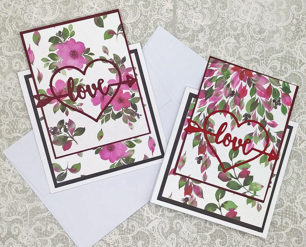 Making More of Gina K.'s "Tent Topper" Cards for Valentine's Day