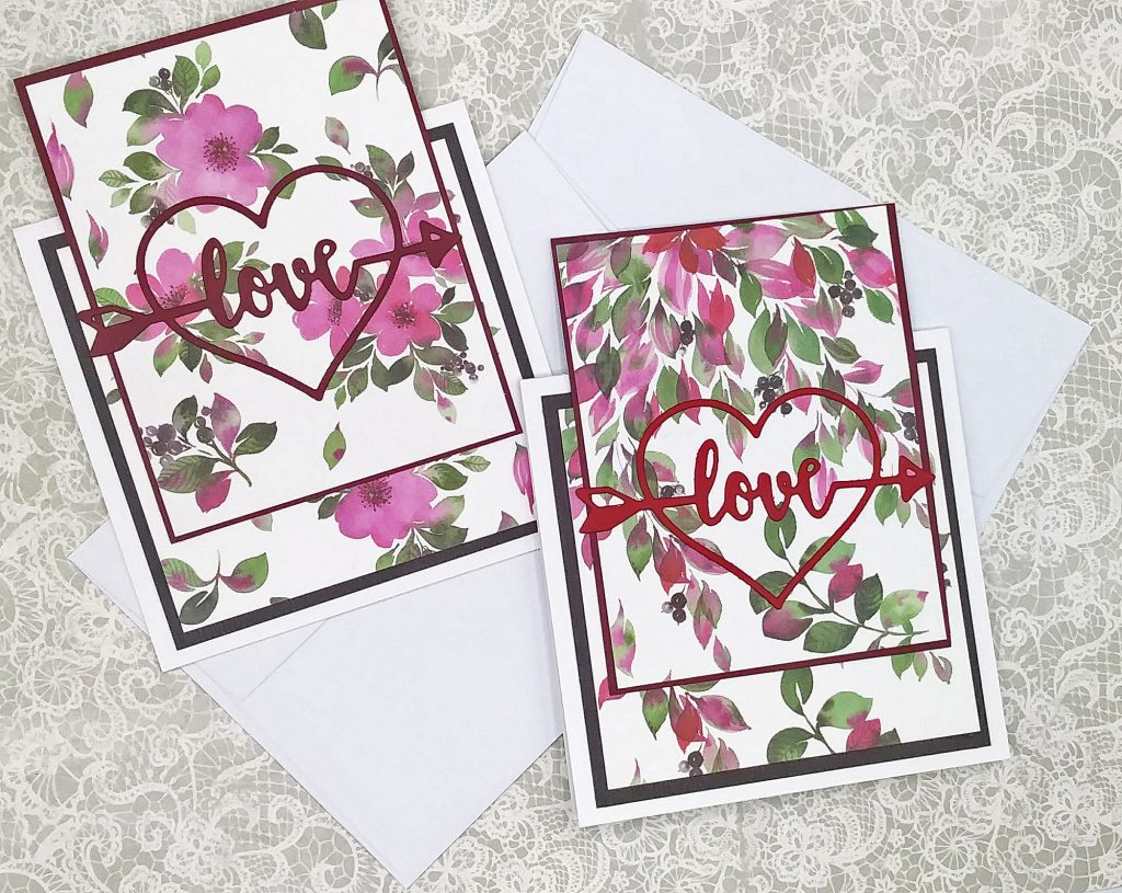 Making More of Gina K.'s "Tent Topper" Cards for Valentine's Day