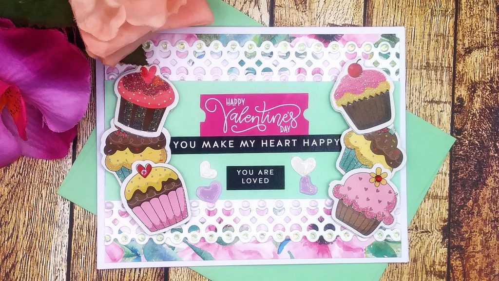Valentine's Day Cards with Stickers, Kits & Embellishments