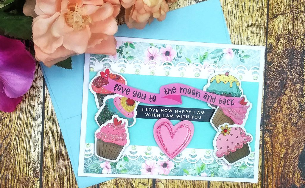 Valentine's Day Cards with Stickers, Kits & Embellishments