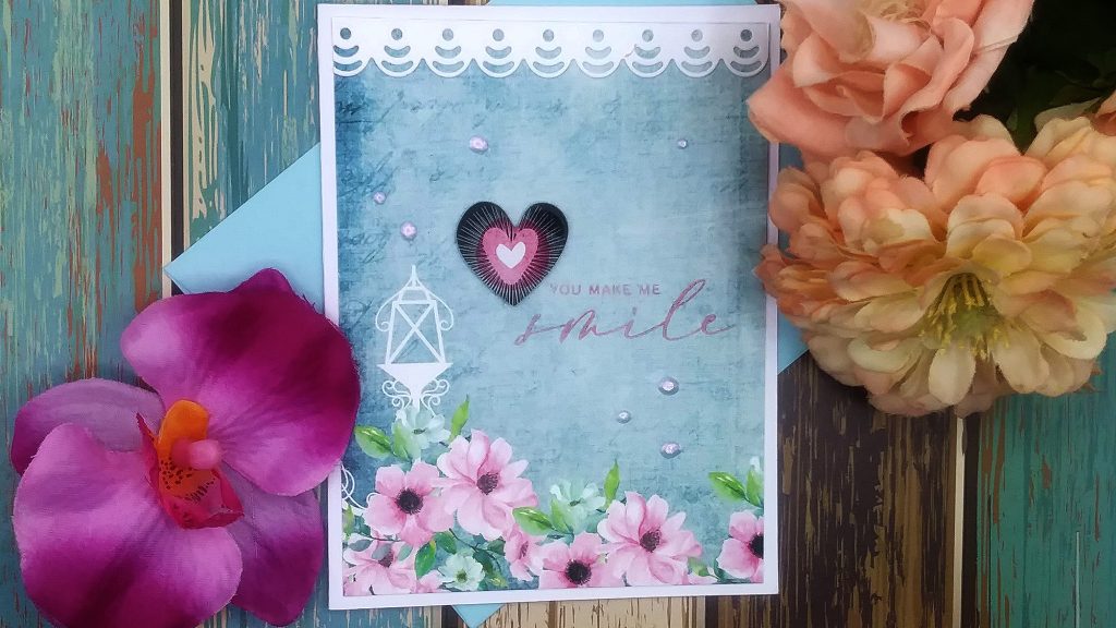 Dress my Craft Magnolias Paper Pack & a Beautiful Scripty Font Sentiment