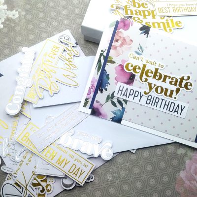 Fun Foiled Sentiments CAS Cards