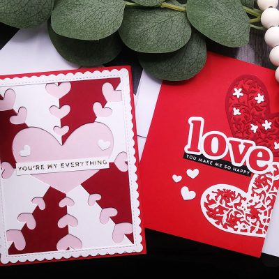 Valentine’s Day Cards with Spellbinders January SDOM Kit