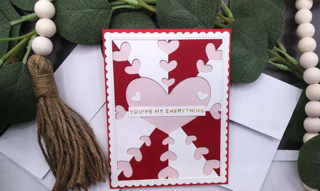 Valentine's Day Cards with Spellbinders January SDOM Kit