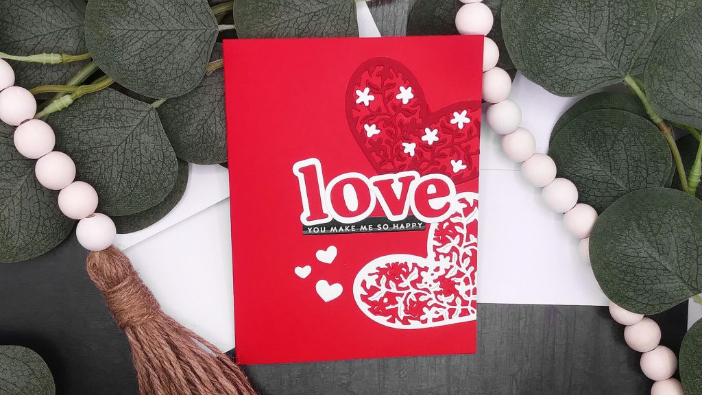 Valentine's Day Cards with Spellbinders January SDOM Kit