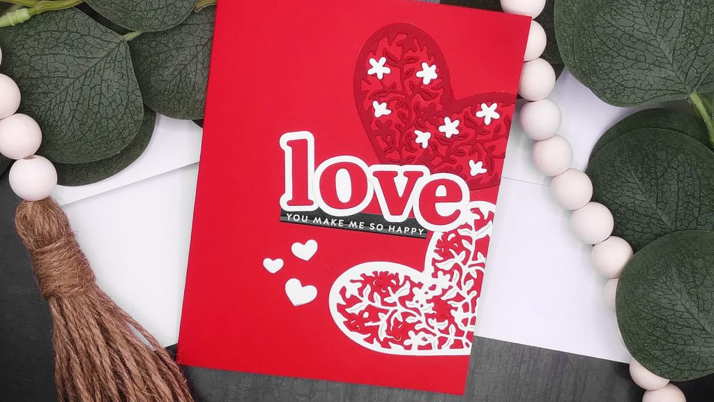 Valentine's Day Cards with Spellbinders January SDOM Kit