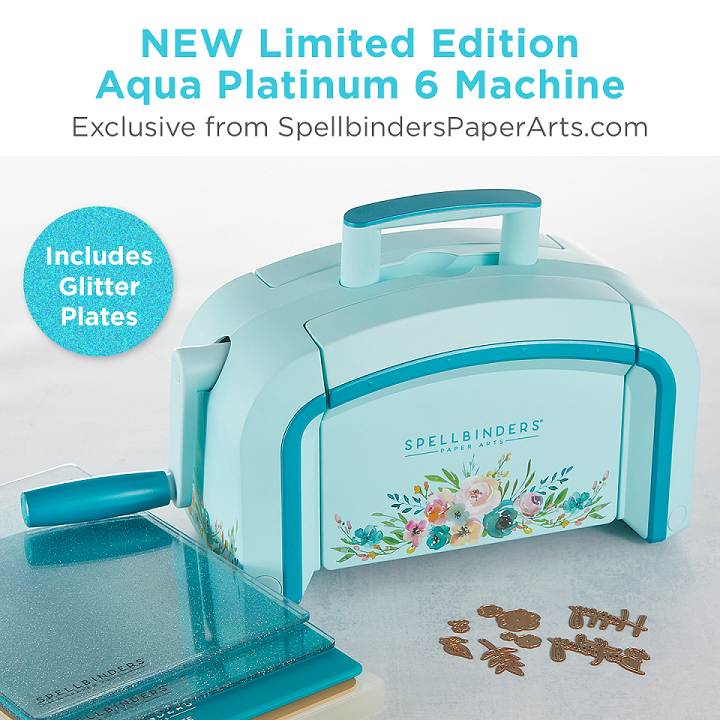Spellbinders Platinum 6 Limited Edition Aqua
