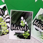Going Green with Alcohol Inks and Honey Bee Stamps Dies/Stamps