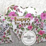Heart-Shaped Cards with Spellbinders In the Meadow Washi Tape