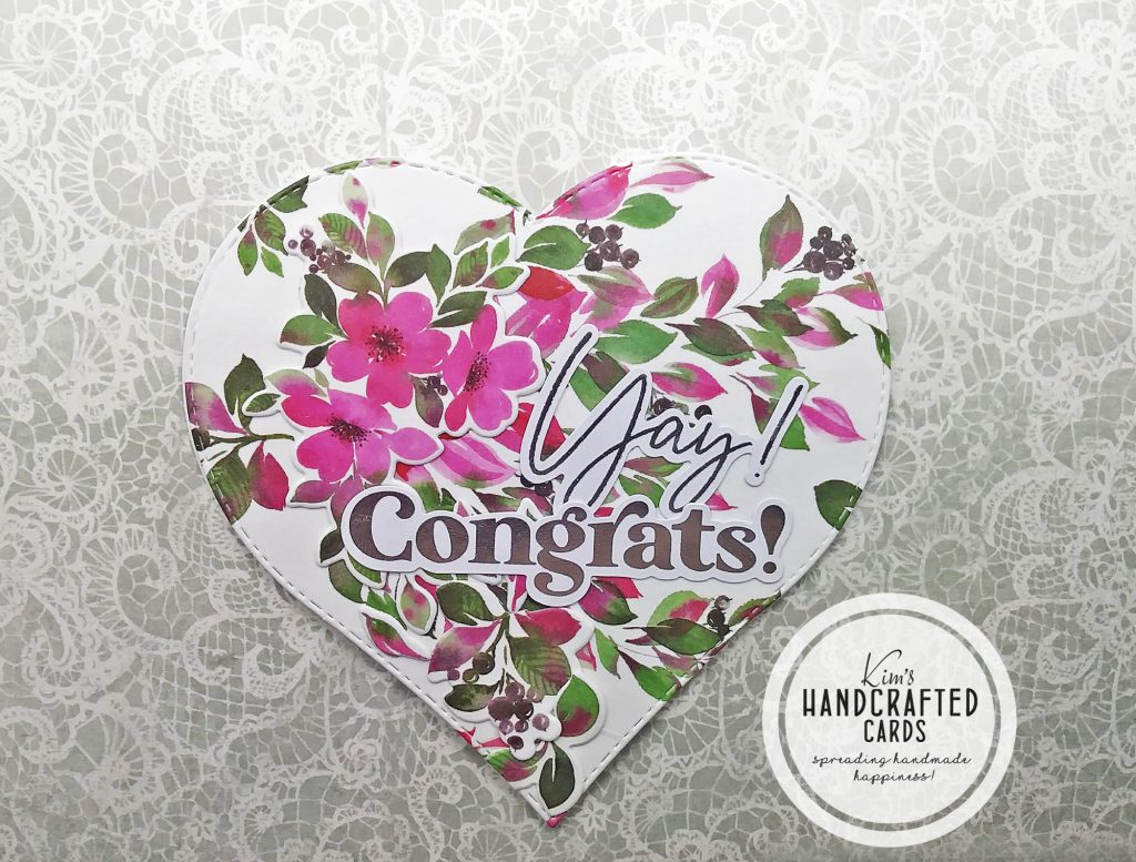 Heart-Shaped Cards with Spellbinders In the Meadow Washi Tape