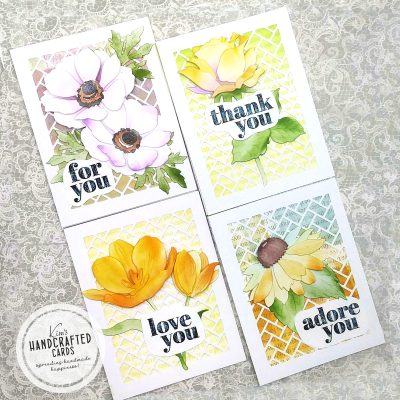 Honey Bee Lovely Layers Floral Cards