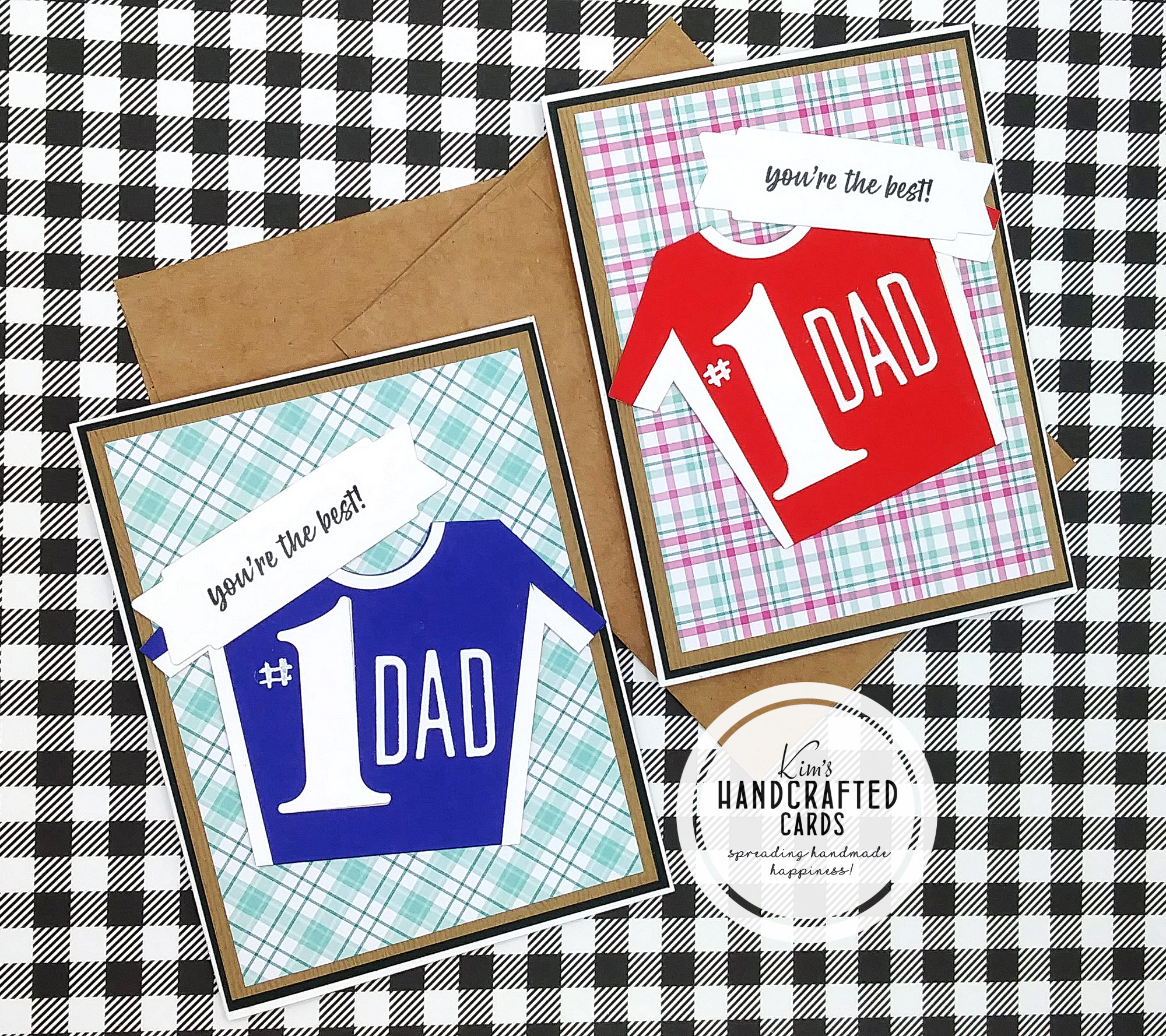 A CreativA Creative Accident turned into a Wonderful Father's Day Card