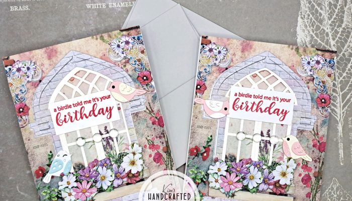 Made “Bird-day” Easel Cards with Dollar Tree 3D Stickers
