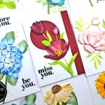 Floral Cards with Honey Bee Stamps Lovely Layers Collection