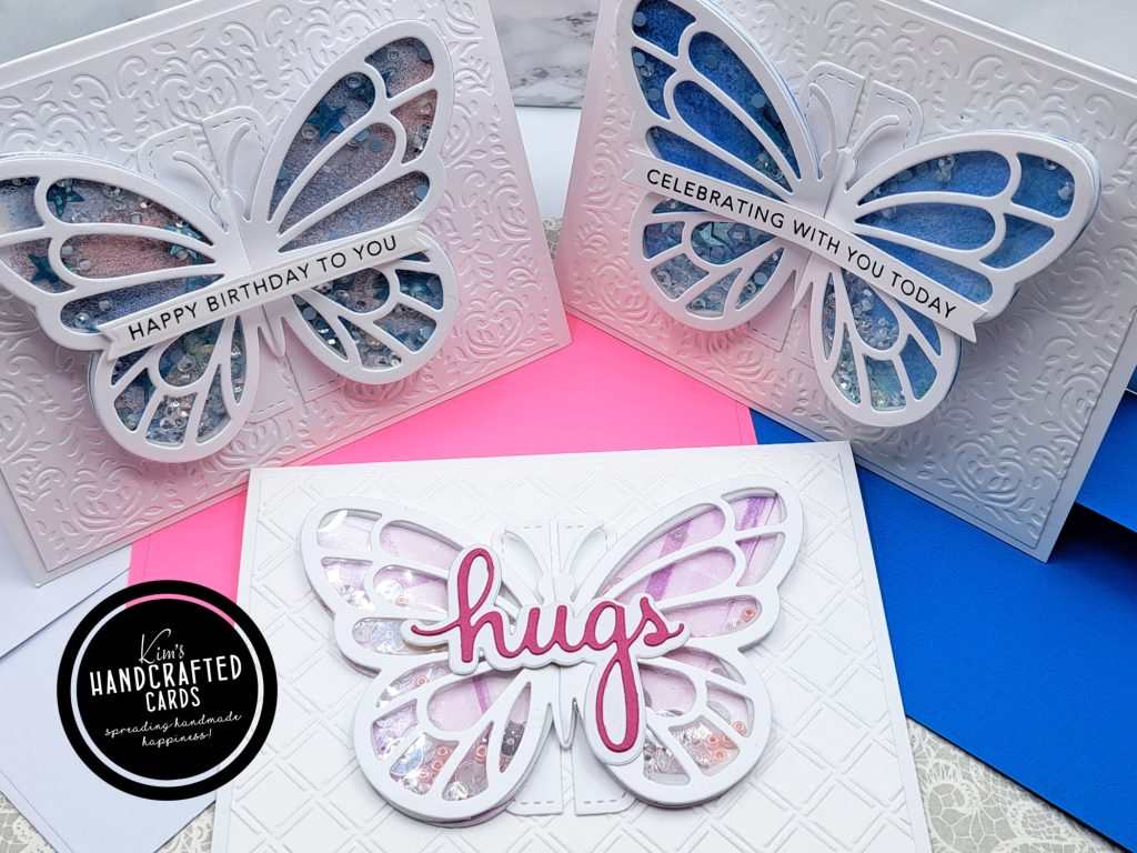 June Monthly Challenge: Shaker Cards with Lawn Fawn's Pop-Up Butterfly Die Set