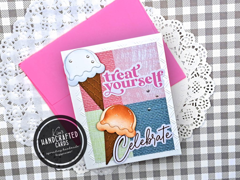 Scrapbook.com "Sweet Scoops" Card & Matching Gift Tag