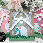 Birdhouse Cards Paired with Stamperia House of Roses Paper Pack