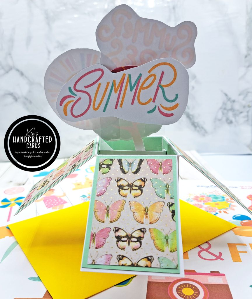 Use up those Pattern Papers with a Pop-up Box Card