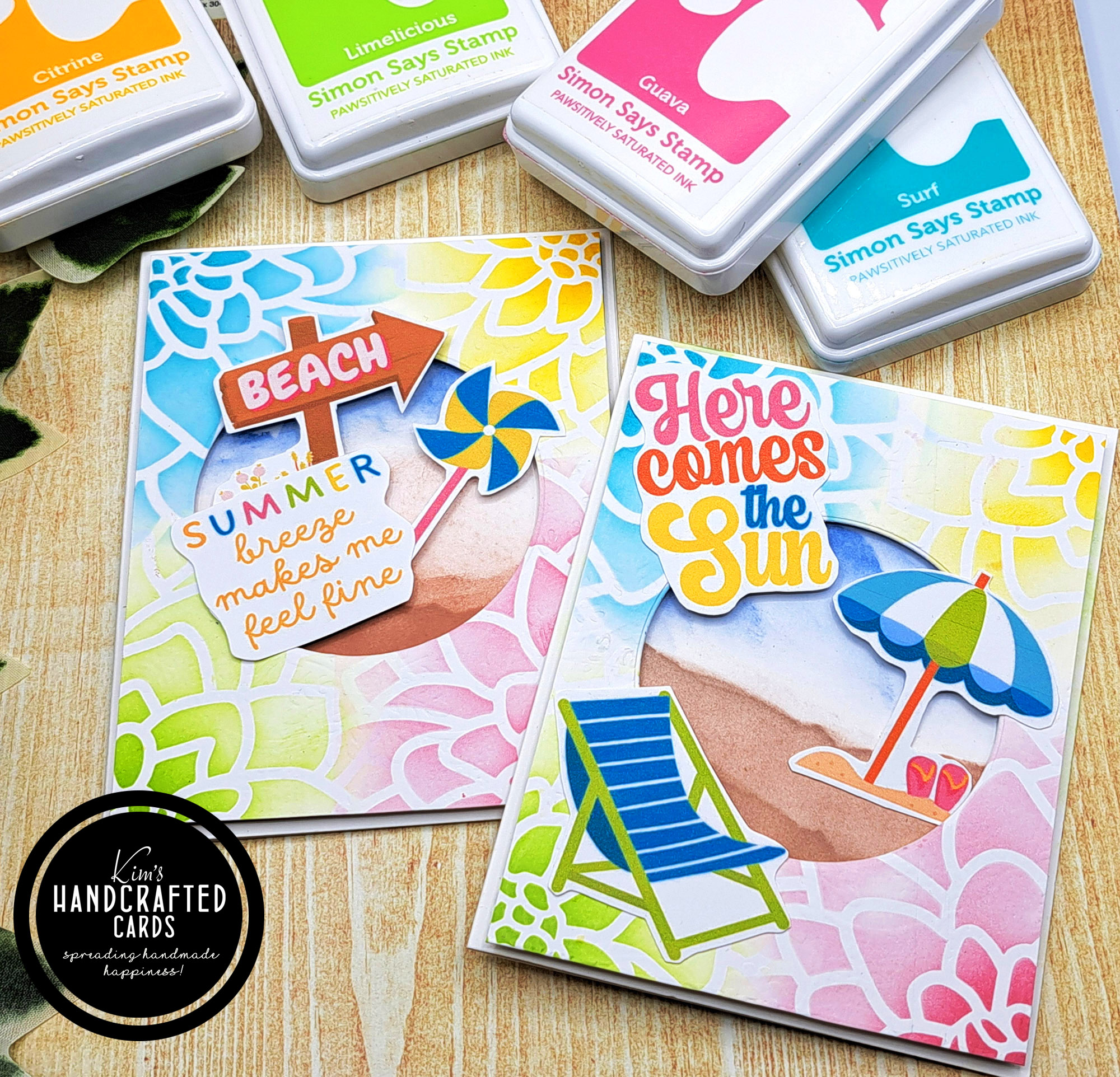 4-in-1 Trick for Summer-theme Cards