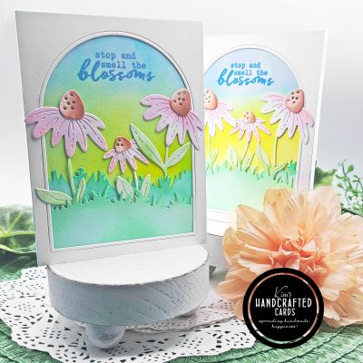 Window Scene Cards with Taylored Expressions Coneflower Die Set