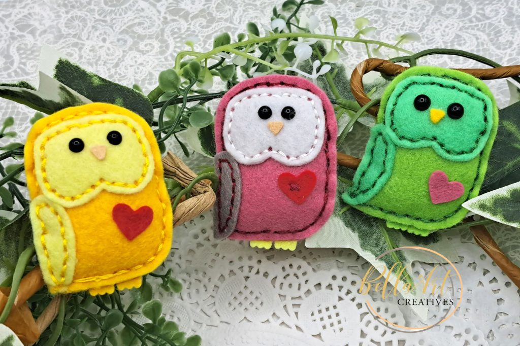Stitched Plush Little Owls from Simon Says Stamp