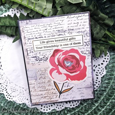 First Card of 2024; Z-Fold Card with Pattern Papers from Paper Rose and Craft Consortium