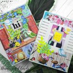 3D Stickers, Rub-on Transfers, Die Cuts make Pretty Scene Cards
