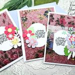 Creating Cards with Washi Tape with Embossing Folders