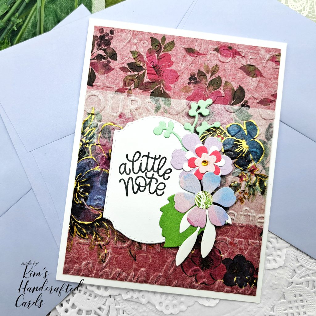 Creating Cards with Washi Tape with Embossing Folders