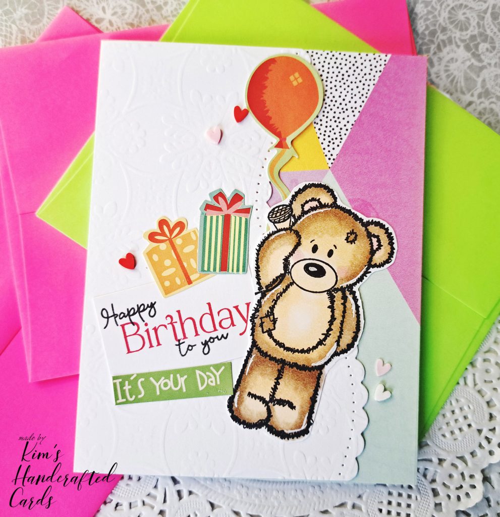 Sweet Birthday Cards using the "Precious Bears" Mini Stamp Set from The Diary of Belle Rose