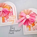 Promoting NEW Products to Make Two Beautiful Double Arch-Shaped Shaker Cards ~ Kim's Handcrafted Cards