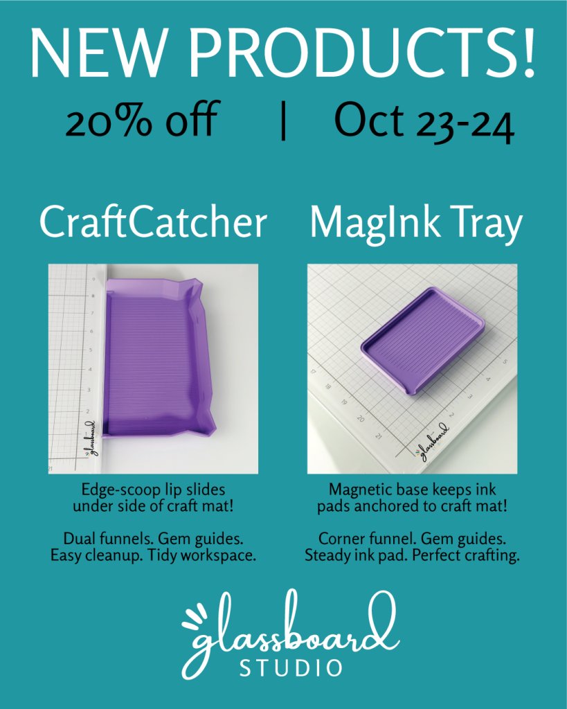 Glassboard Studio CraftCatcher & MagInk Tray Products